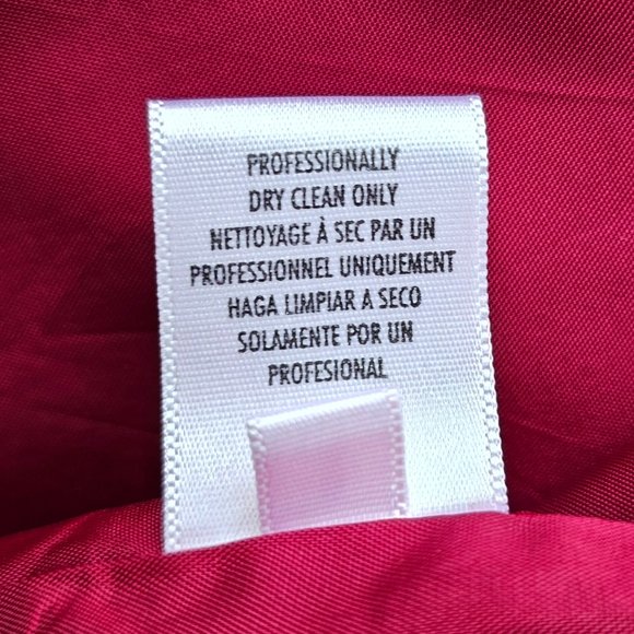 Petite Sophisticate Vintage Pencil Suit Skirt | Like New | 4P | Scarlet Red - Picture 16 of 16